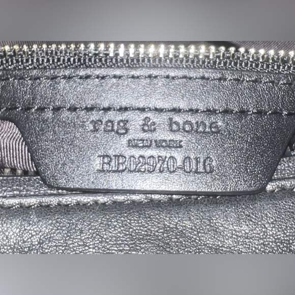 Rag & Bone Leather Black Pilot Handbag Crossbody Bag New - Picture 8 of 15